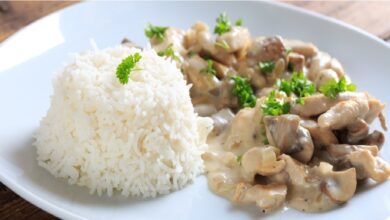 طريقة تحضير ستروجانوف الدجاج بالكريمة