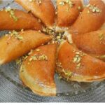 طريقة تحضير قطايف مشوية بالجبن والفستق الحلبي