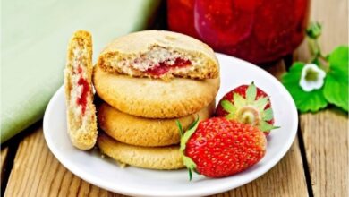 طريقة تحضير كوكيز الفراولة