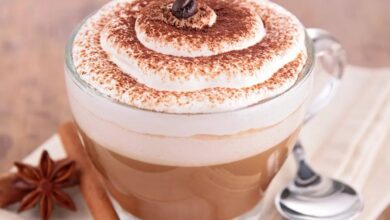 طريقة تحضير مشروب الموكا والتوفي