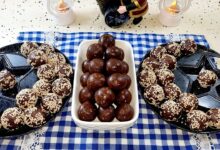 كرات التمر بالبسكويت لعشاق التمر