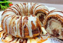 كيكة السينابون المحشية من أشهى الكيكات