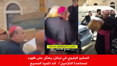 السفير البابوي النازحين