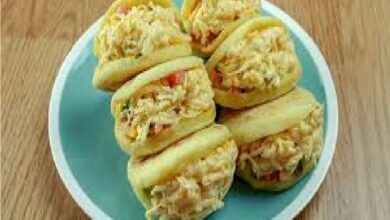 طريقة تحضير البطبوط المعمر بالتونة والخضار