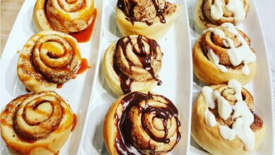 طريقة تحضير السينابون بالتفاح