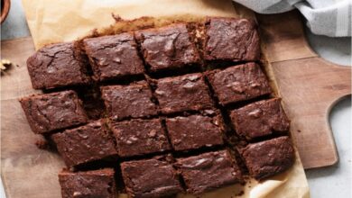 طريقة تحضير براونيز بالشوفان