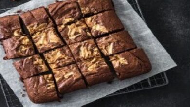 طريقة تحضير براونيز بالشوفان وحليب الصويا