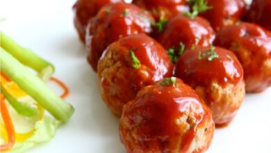 طريقة تحضير كرات الدجاج سويت اند سور