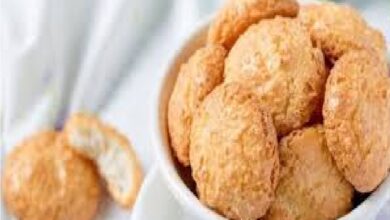 طريقة تحضير كرات جوز الهند المخبوزة