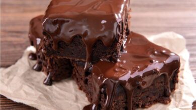 طريقة تحضير كيك النسكافيه والكاكاو