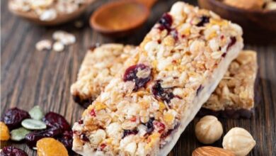 طريقة تحضير أصابع الشوفان بالفواكه المجففة