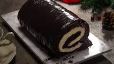 طريقة تحضير السويسرول بلاك فورست