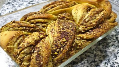طريقة تحضير بابكا الزعتر
