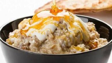 طريقة تحضير حلى المعصوب بالقشطة