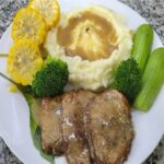 طريقة تحضير ستيك مشوي مع بطاطس مهروسة للرجيم