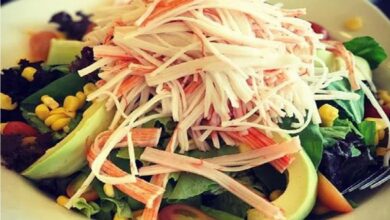 طريقة تحضير سلطة كراب