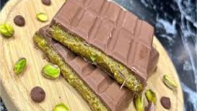 طريقة تحضير شوكولاتة دبي الفاخرة