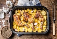 طريقة تحضير صينية البطاطس بالدجاج