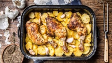 طريقة تحضير صينية البطاطس بالدجاج