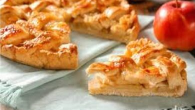 طريقة تحضير فطيرة التفاح السهلة والسريعة