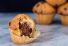 طريقة تحضير كب كيك محشي شوكولاتة