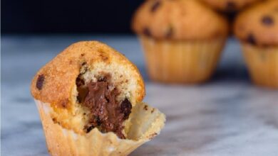 طريقة تحضير كب كيك محشي شوكولاتة