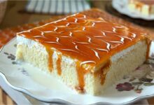 طريقة تحضير كيكة الحليب بالكراميل
