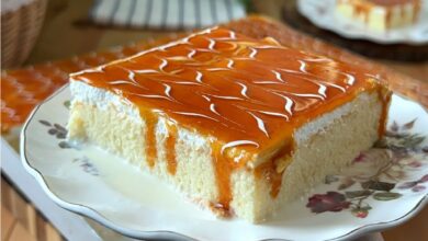 طريقة تحضير كيكة الحليب بالكراميل