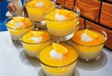 طريقة تحضير مهلبية البرتقال