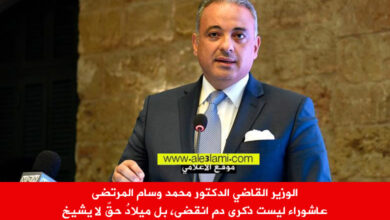 الوزير محمد المرتضى عاشوراء لا تشيخ