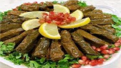 طريقة تحضير ورق عنب بدبس الرمان
